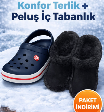 Kış Paketi l Konfor Terlik + İç Tabanlık