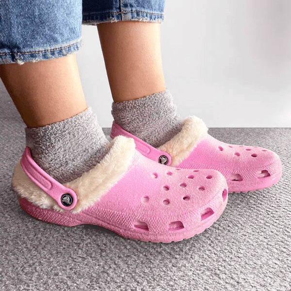PelushkaTR™ Crocs Uyumlu Peluş Kışlık İç Tabanlık