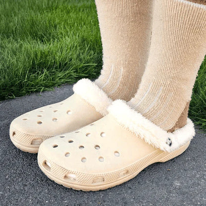 PelushkaTR™ Crocs Uyumlu Peluş Kışlık İç Tabanlık